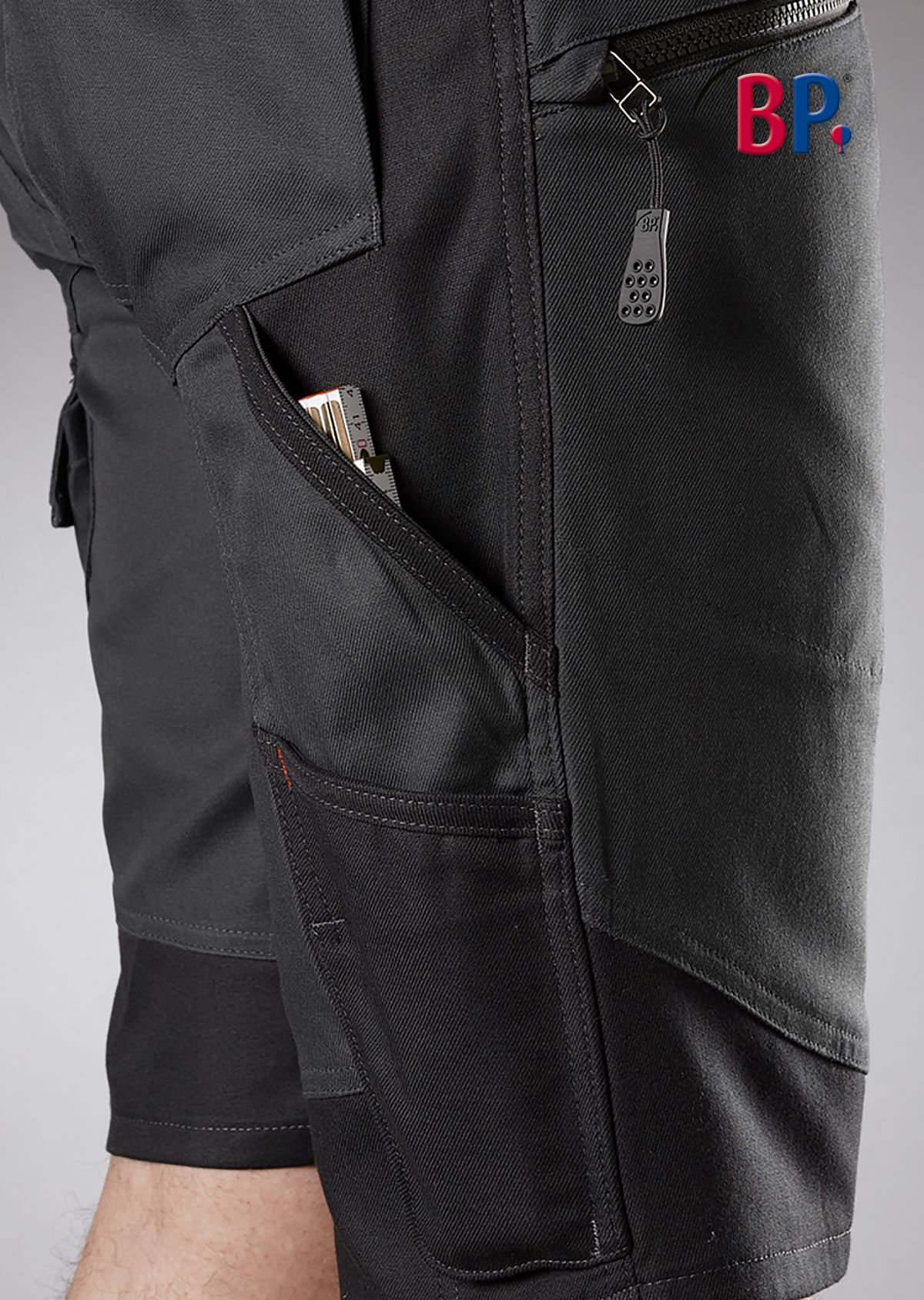 1827-033-0032_BP® Leichte Stretch-Shorts_schwarz_Bild 3