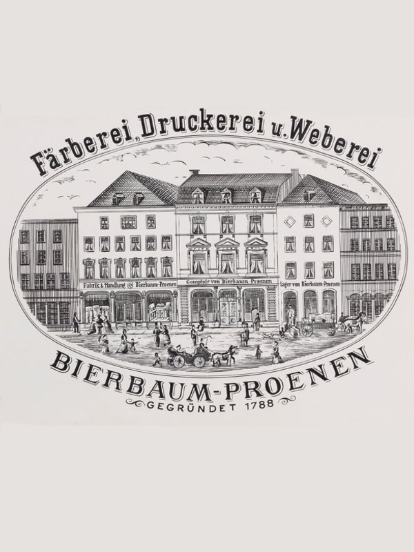 Historische Färberei und Weberei von Bierbaum-Proenen.