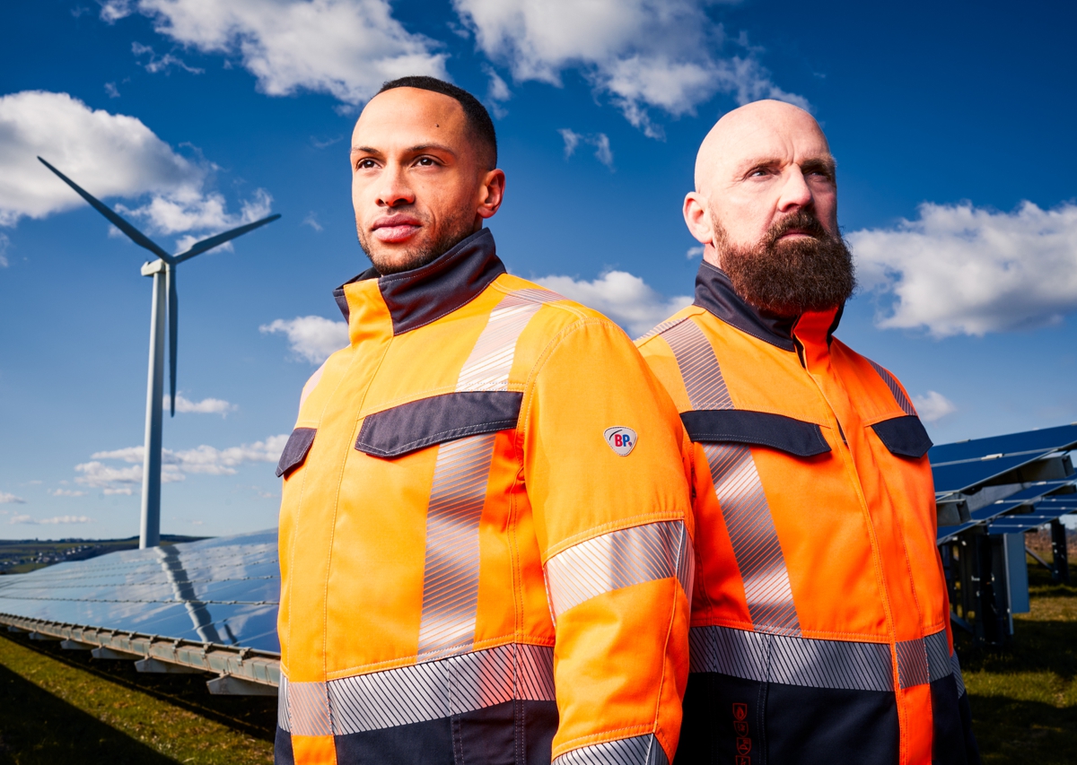 BP® Veste légère multinormes à haute visibilité APC2 orange haute visibilité/anthracite Thumbnail 3