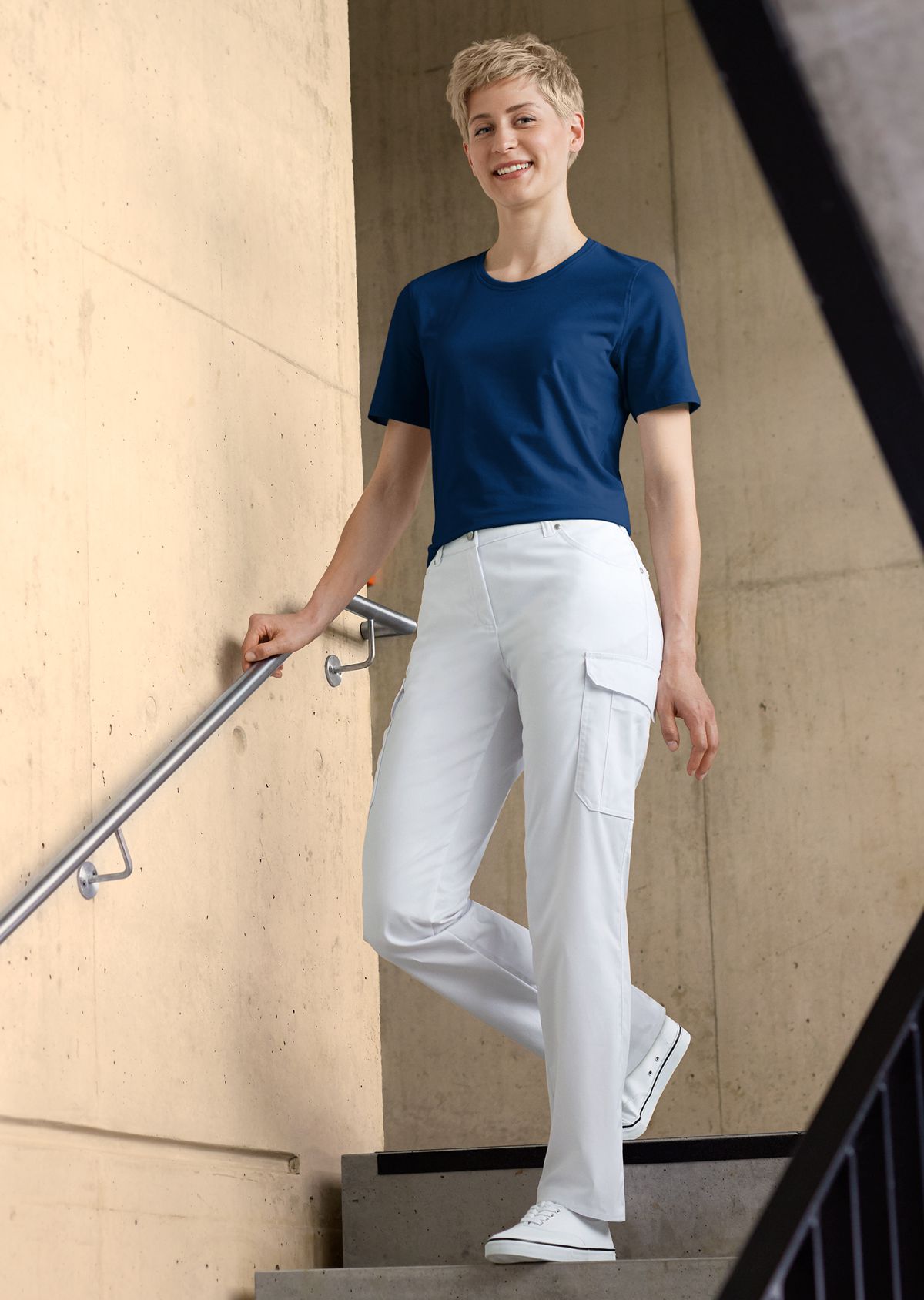 BP® STRETCH-Damenjeans weiß Thumbnail 4