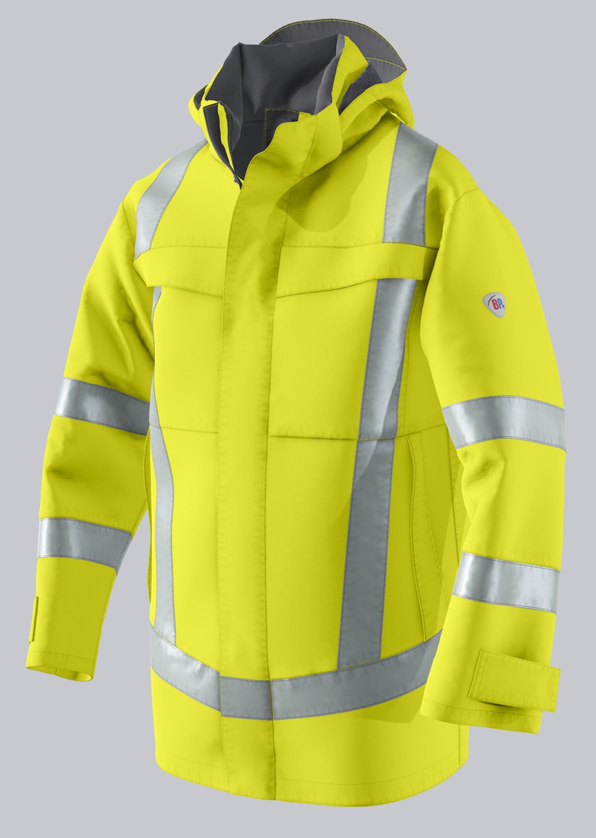 BP® Warnschutz-Multinorm-Wetterschutzjacke APC2 warngelb Cover Bild