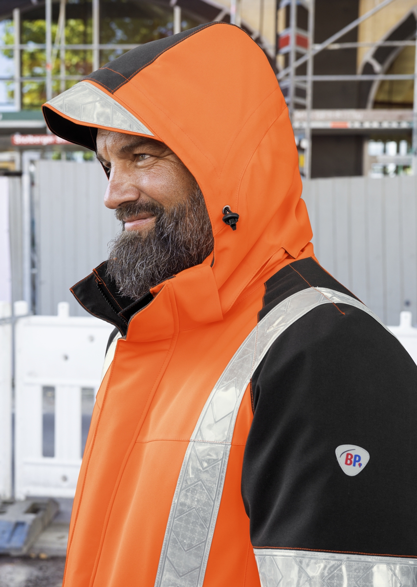 BP® Veste hiver à haute visibilité orange haute visibilité/anthracite Thumbnail 7