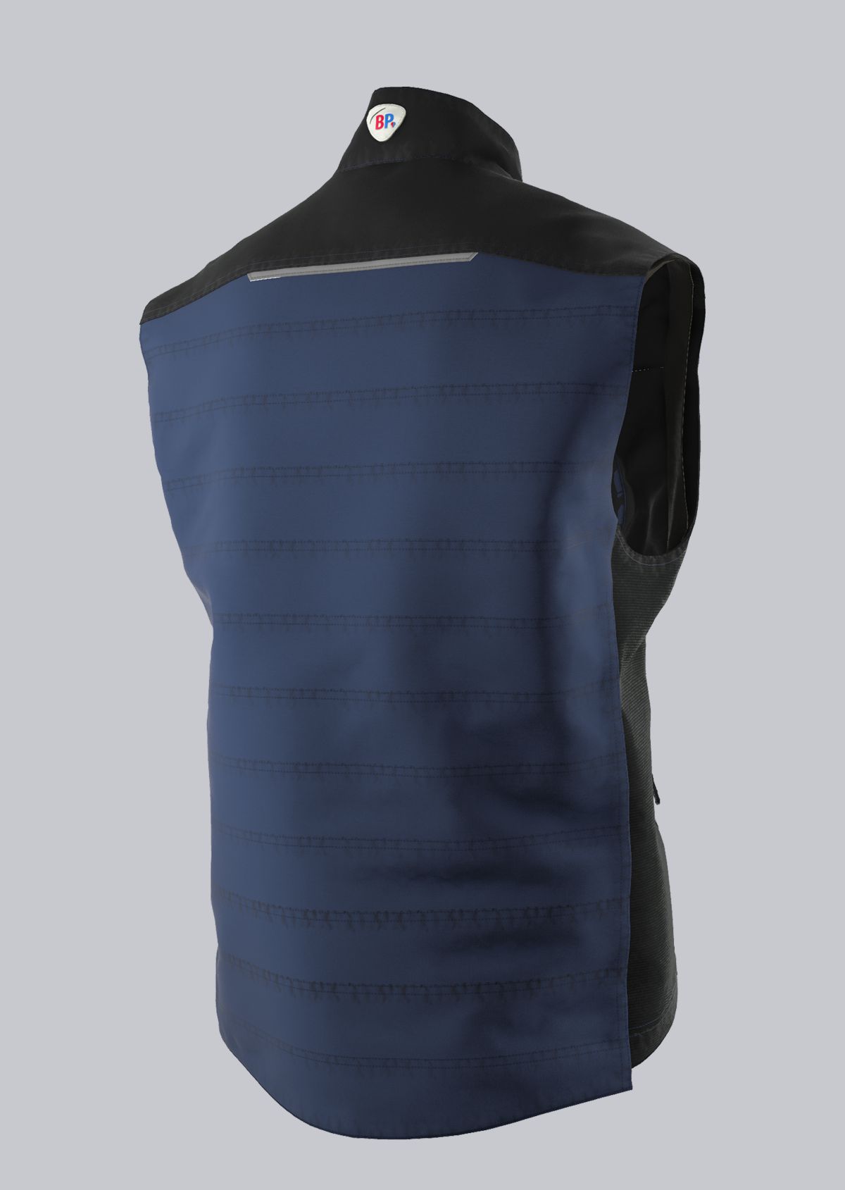 BP® Robuust gewatteerd gilet koningsblauw/zwart Thumbnail 1