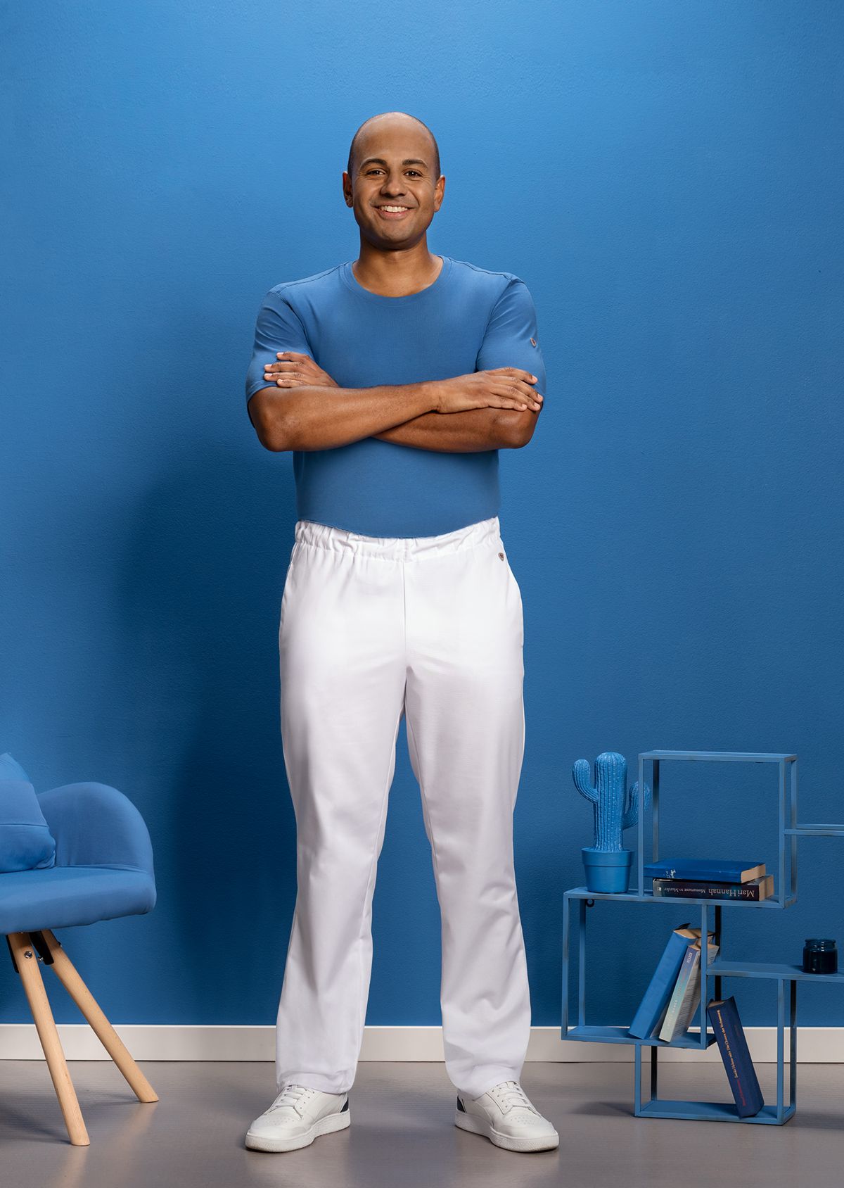 1714-234-0116 BP® T-shirt voor haar & hem azuurblauw Thumbnail 2