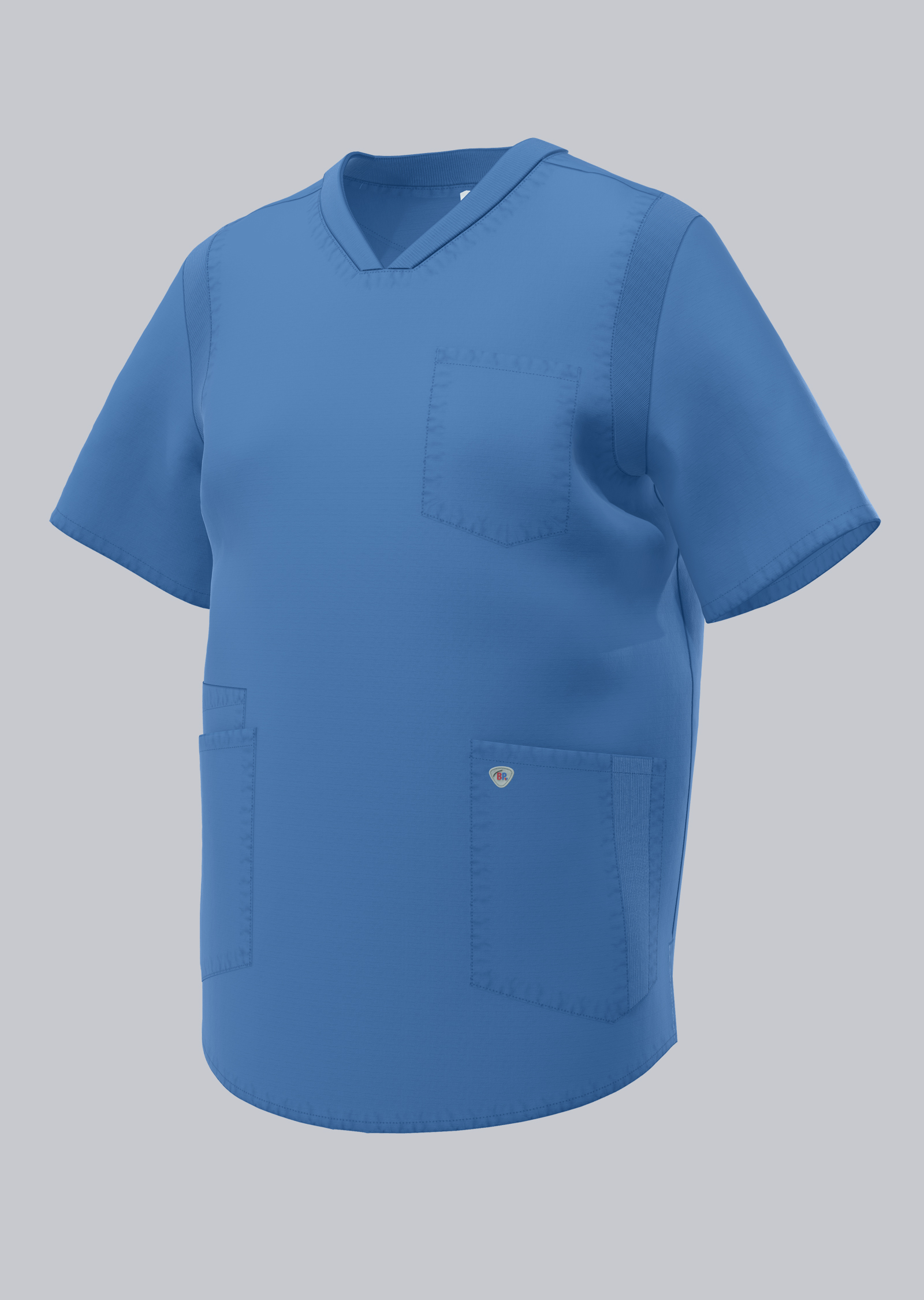 BP® Lightweight unisex slip-on tunic 1713-241-0116_BP® Lightweight unisex slip-on tunic_azure blue_Cover Image