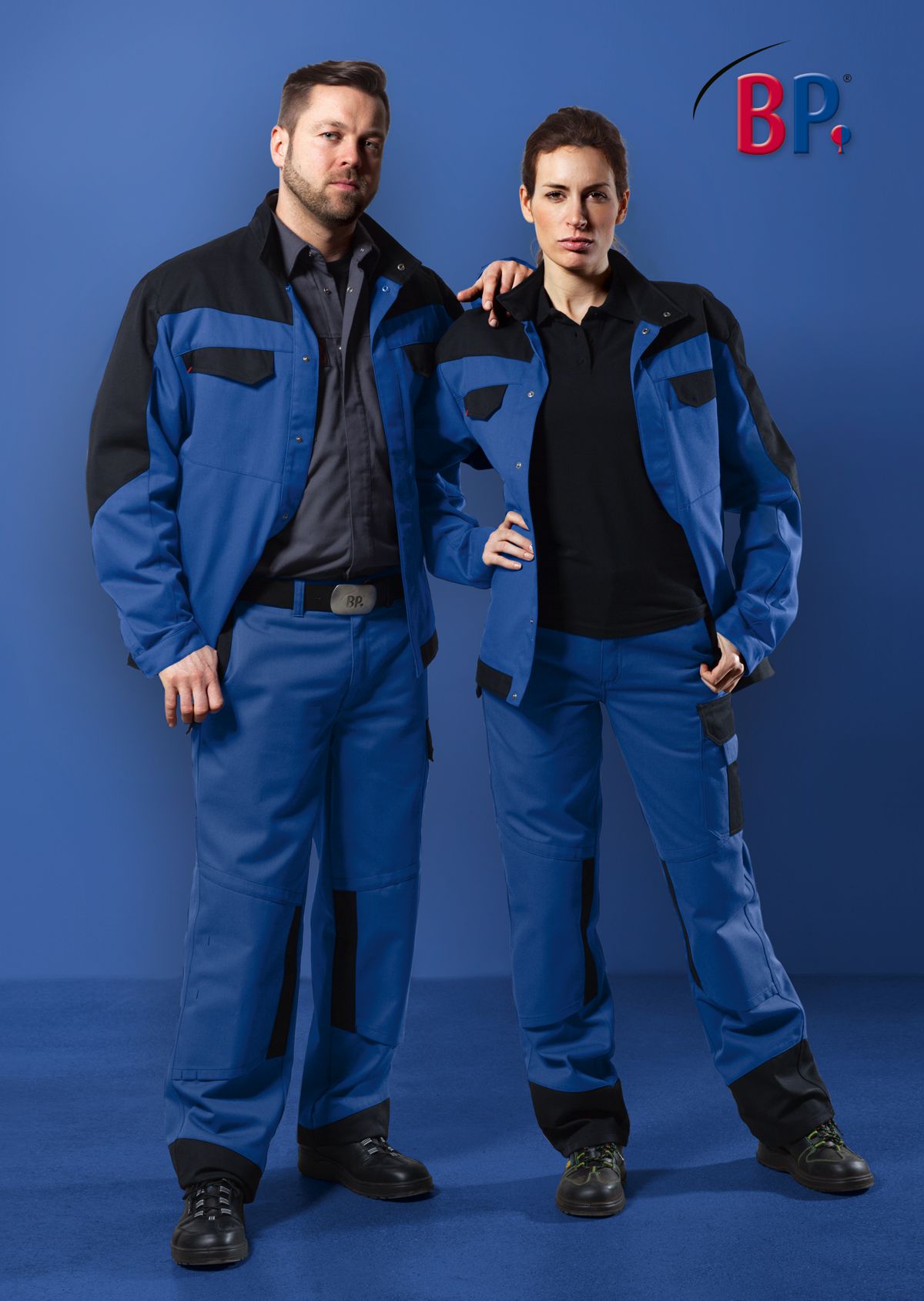 2400-820-1332 BP® Multinorm-broek APC1 koningsblauw/zwart Thumbnail 2