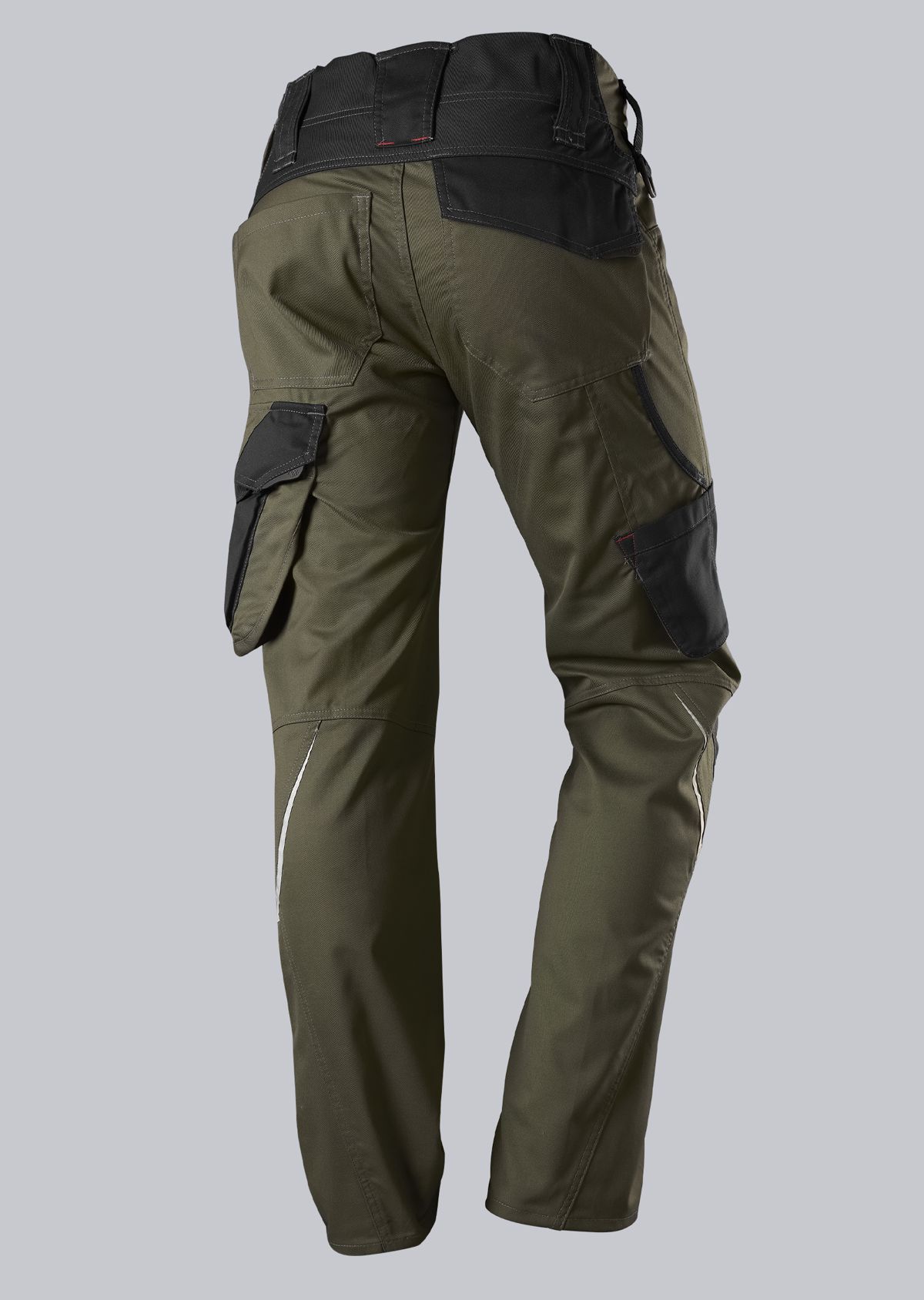 1998-570-7332 BP® Lichte werkbroek met kniezakken olijf/zwart Thumbnail 1