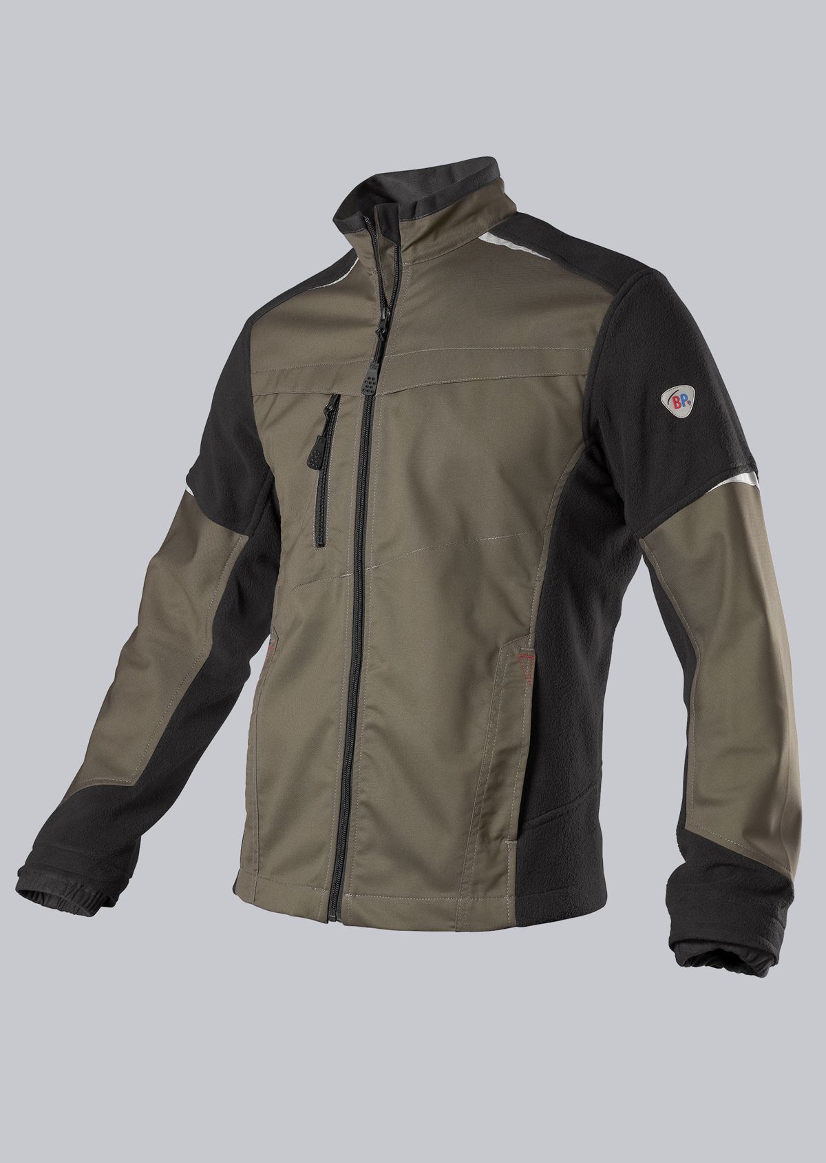 BP® Hybrid-Arbeitsjacke walnuss/schwarz Cover Bild