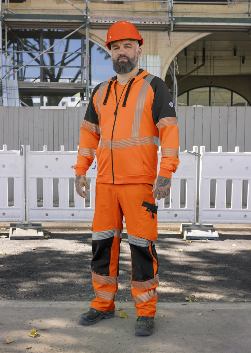 2138-873-6556 BP® High-visibility sweat jacket with hood warning orange/anthracite Thumbnail 5