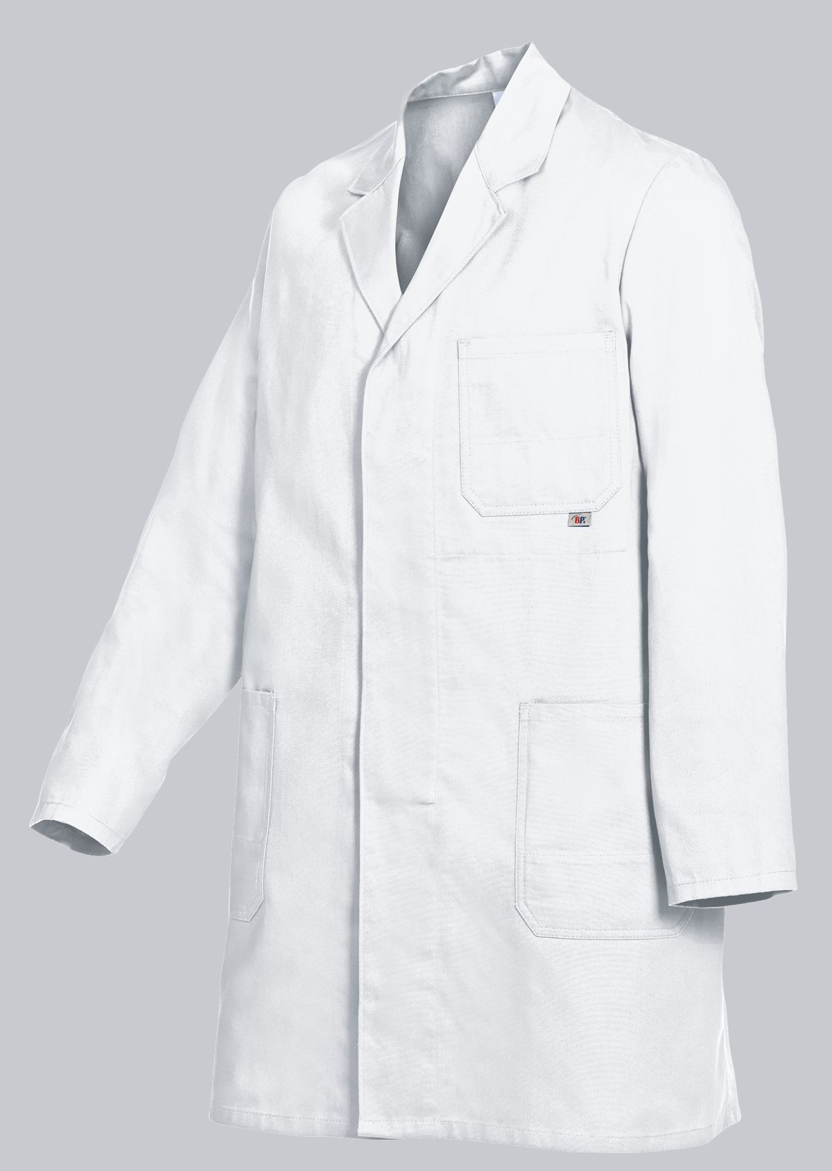 BP® Basic-Arbeitsmantel aus Baumwolle weiß Cover Bild