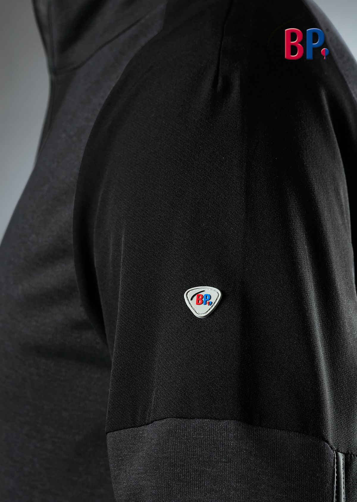 1828-293-0032 BP® Pull col demi-zippé noir Thumbnail 3