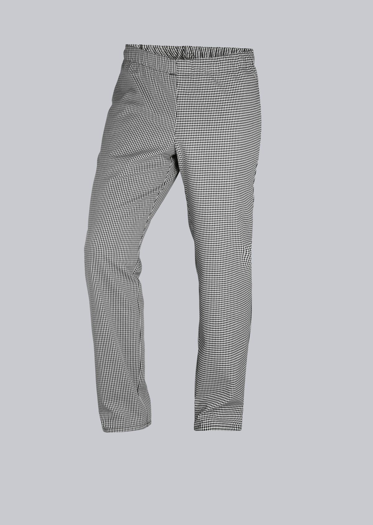 1645-801-33 BP® Pantalon voor haar & hem zwart-wit pepita Hoofdafbeelding