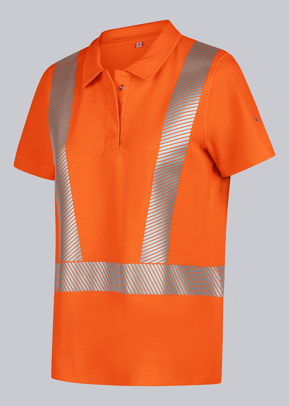 2145-261-0065 BP® Poloshirt met hoge dames signaaloranje Hoofdafbeelding
