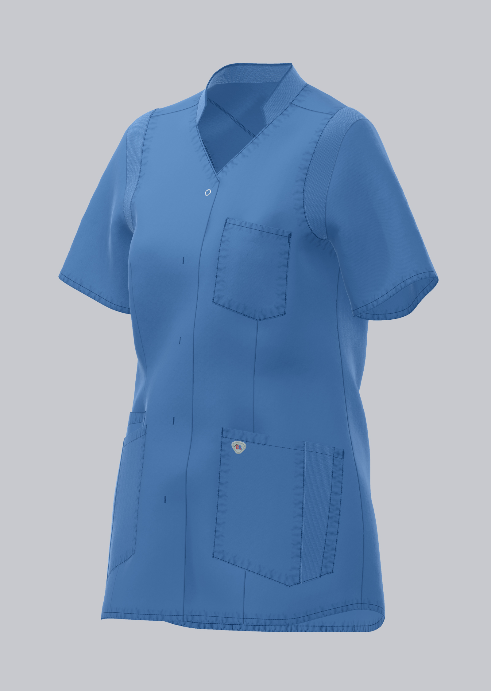 1710-241-0116_BP® Leichter Kasack für Damen_azurblau_Cover Bild