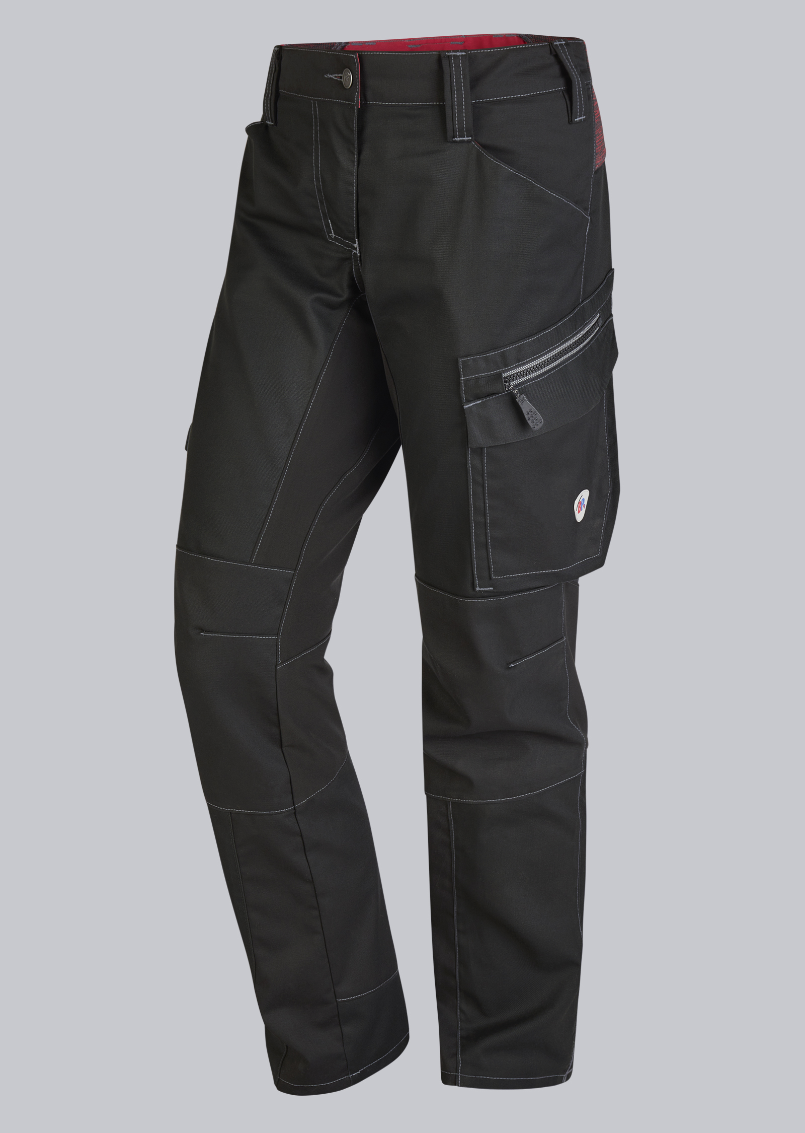 BP® Pantalon de travail hybride léger femmes noir Photo principale