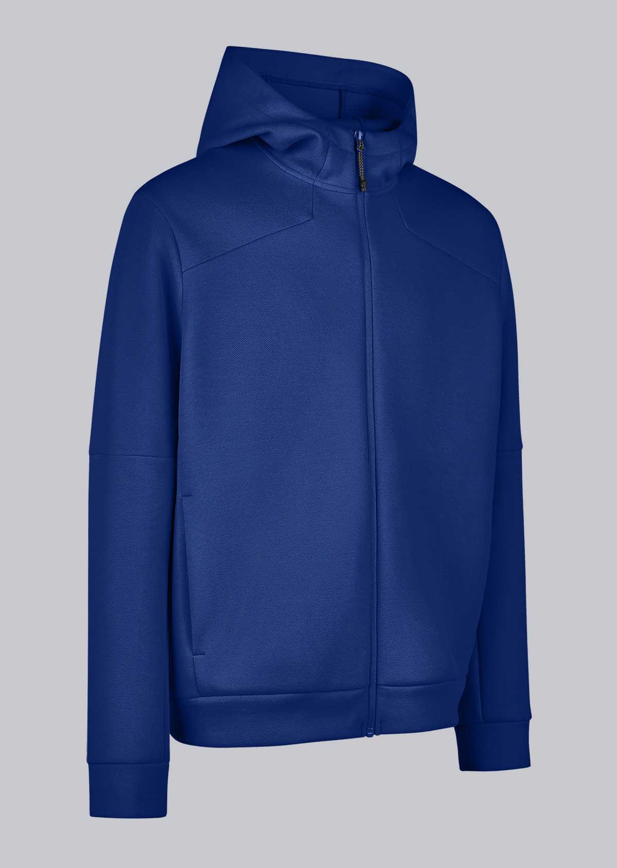 BP® Sweatjacke mit Kapuze königsblau Thumbnail 2