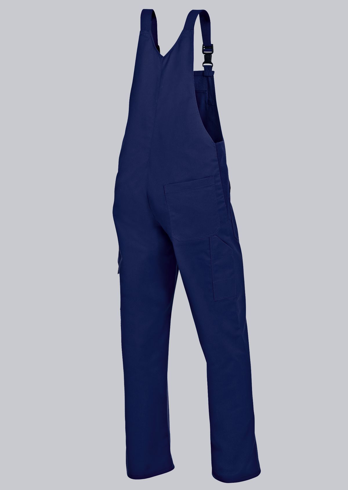 BP® Latzhose mit verdeckten Knöpfen dunkelblau Thumbnail 1