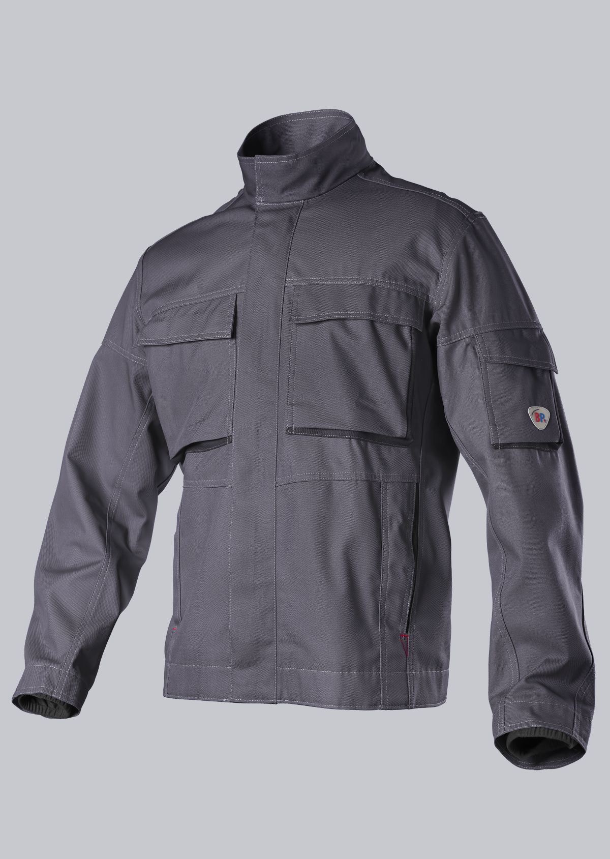 1795-720-5332_BP® Komfort-Arbeitsjacke mit Stretcheinsätzen_dunkelgrau/schwarz_Cover Bild