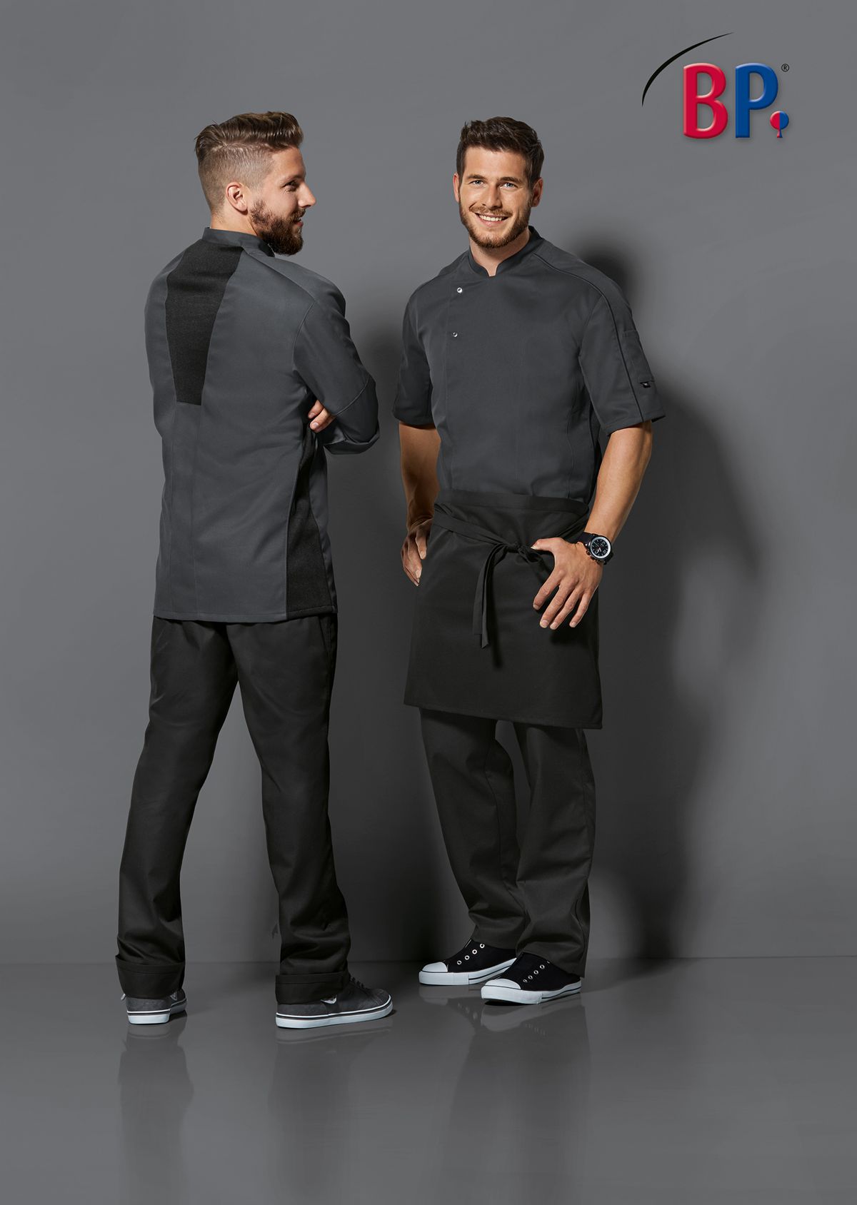 BP® Vorbinder kurz (Weite: 75cm) | 3er Pack schwarz Thumbnail 1