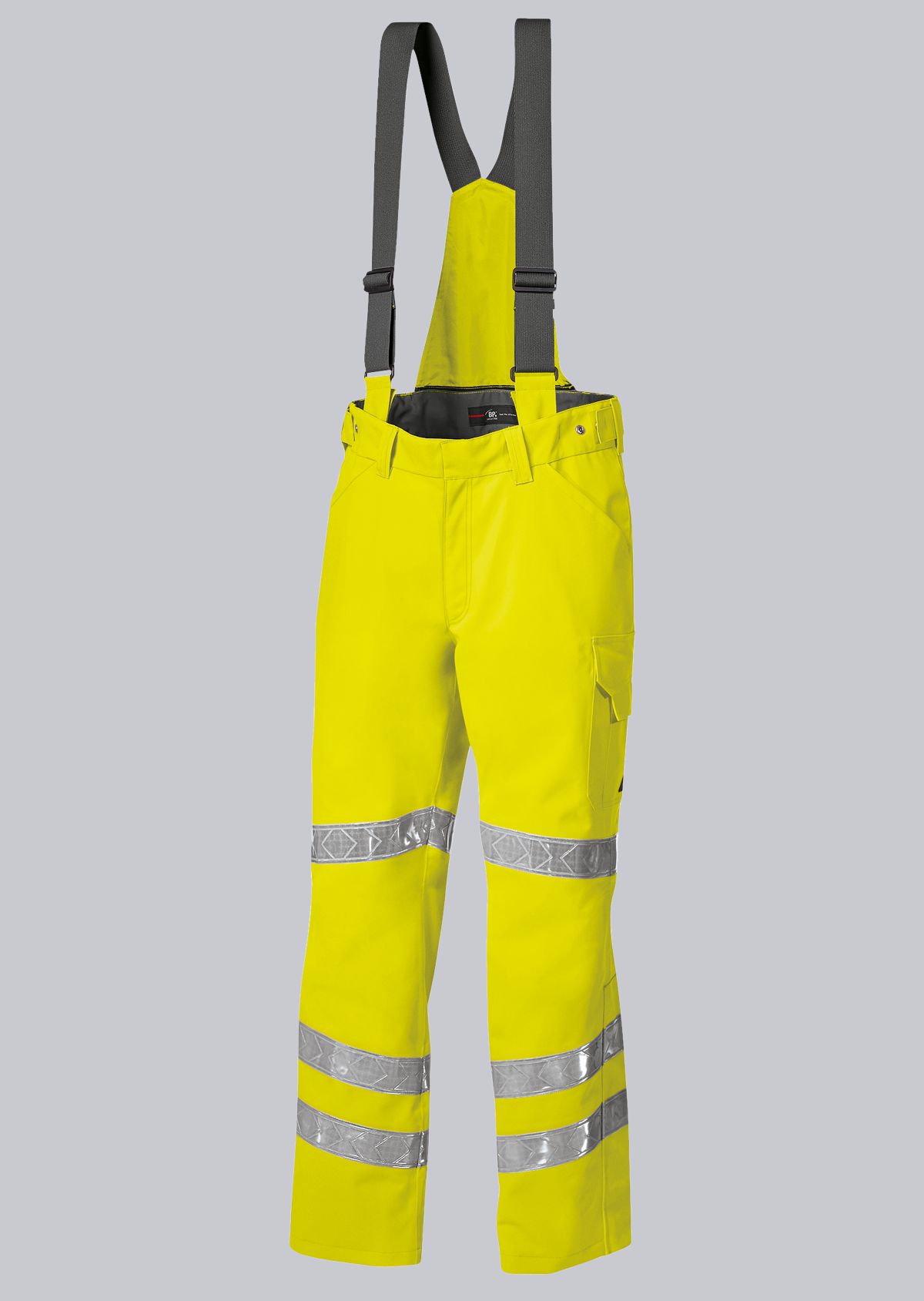 2019-880-86 BP® Wind- en waterdichte broek met hoge zichtbaarheid signaalgeel Hoofdafbeelding