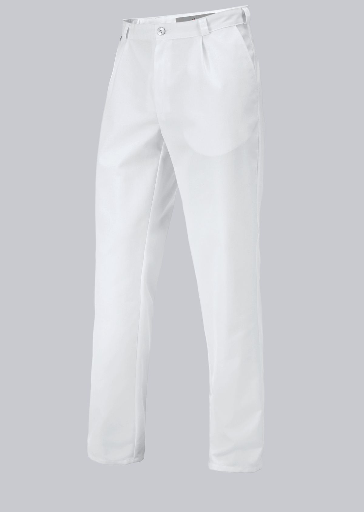 BP® Pantalon hommes en coton blanc Photo principale