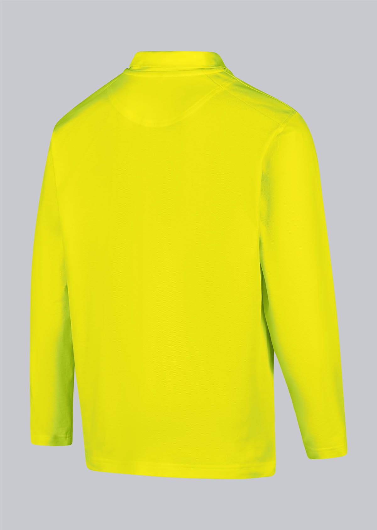 BP® Langarmpoloshirt zur erhöhten Sichtbarkeit warngelb Thumbnail 2