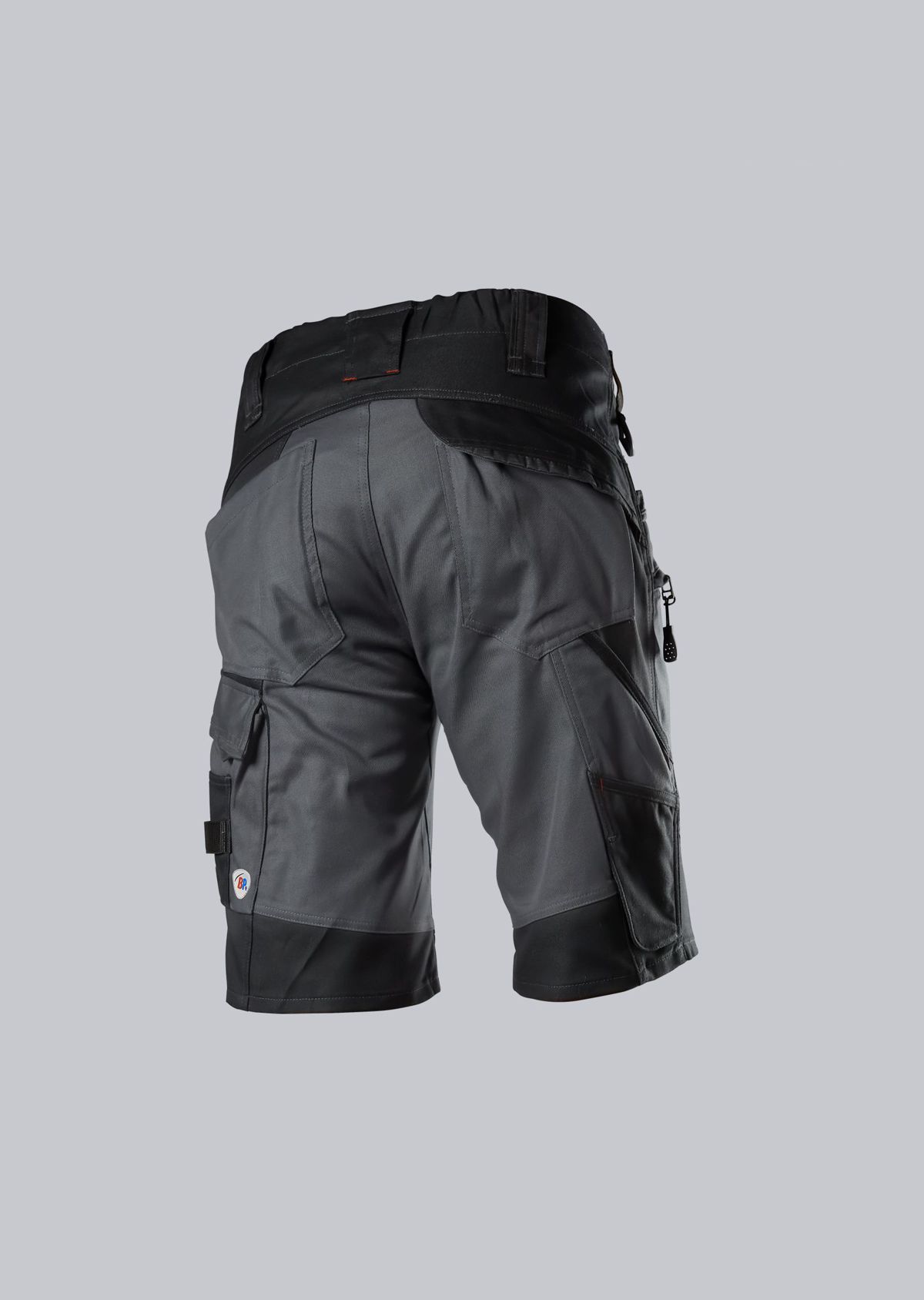 1827-033-5632 BP® Lichte stretch-shorts antraciet/zwart Thumbnail 1