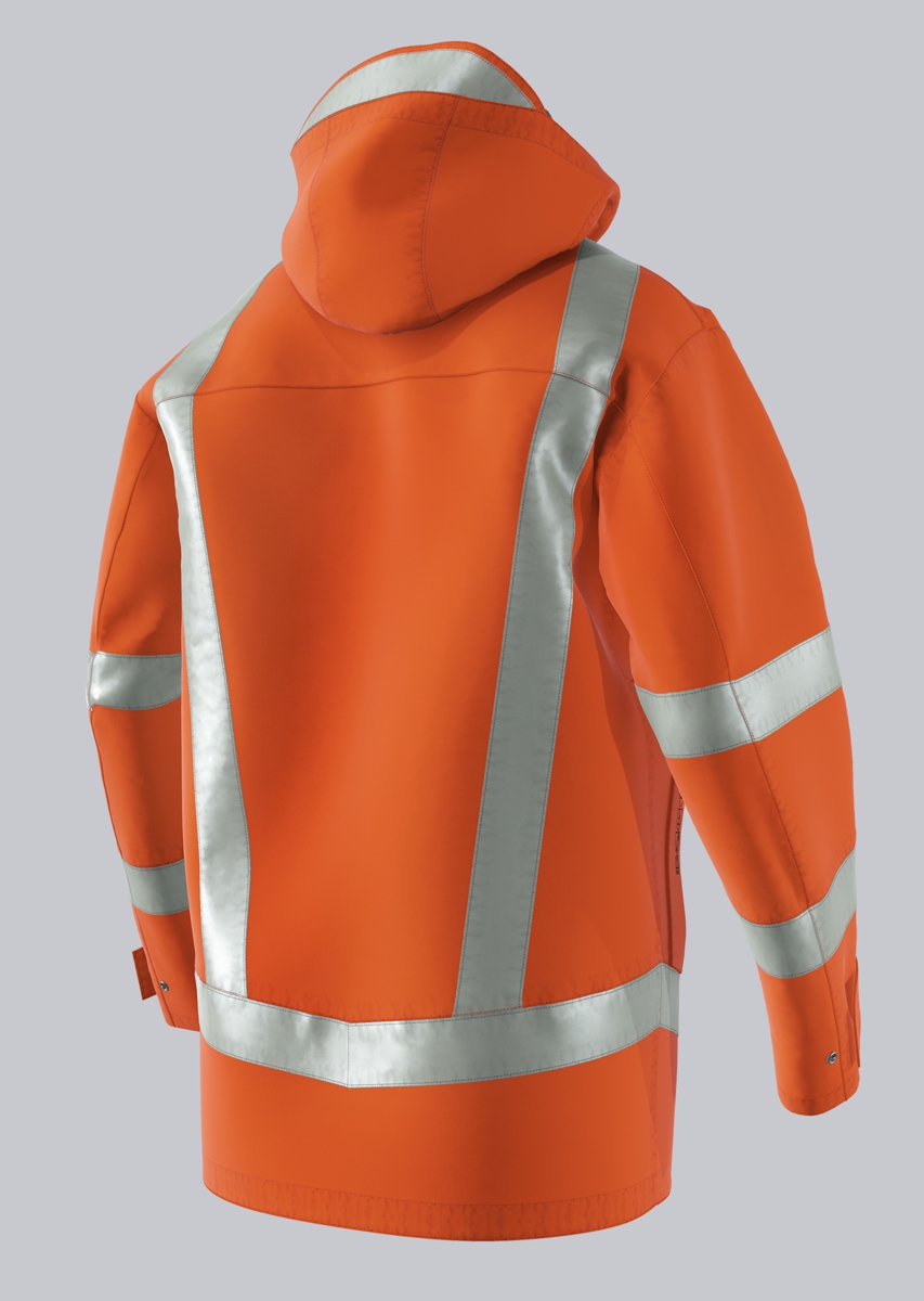 2230-881-85 BP® Weerbestendig multinorm-jack m. hoge zichtbaarheid APC2 signaaloranje Thumbnail 1