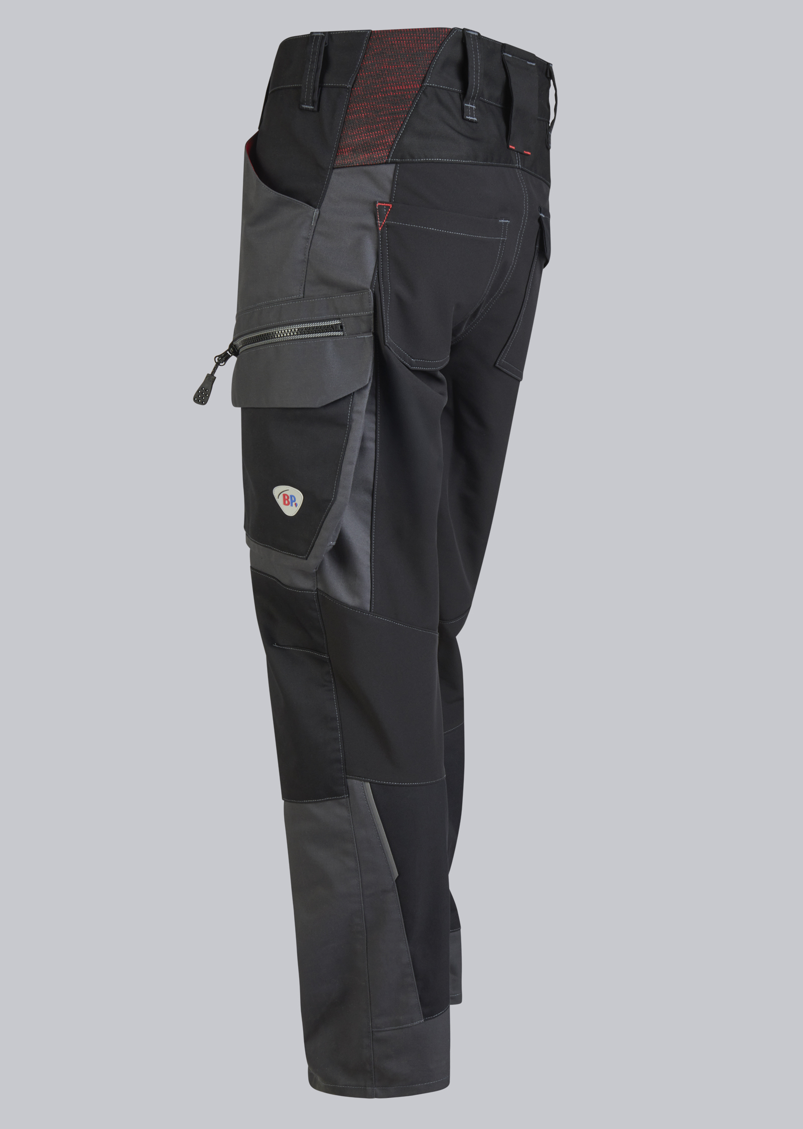 BP® Leichte Hybrid-Arbeitshose anthrazit/schwarz Thumbnail 2