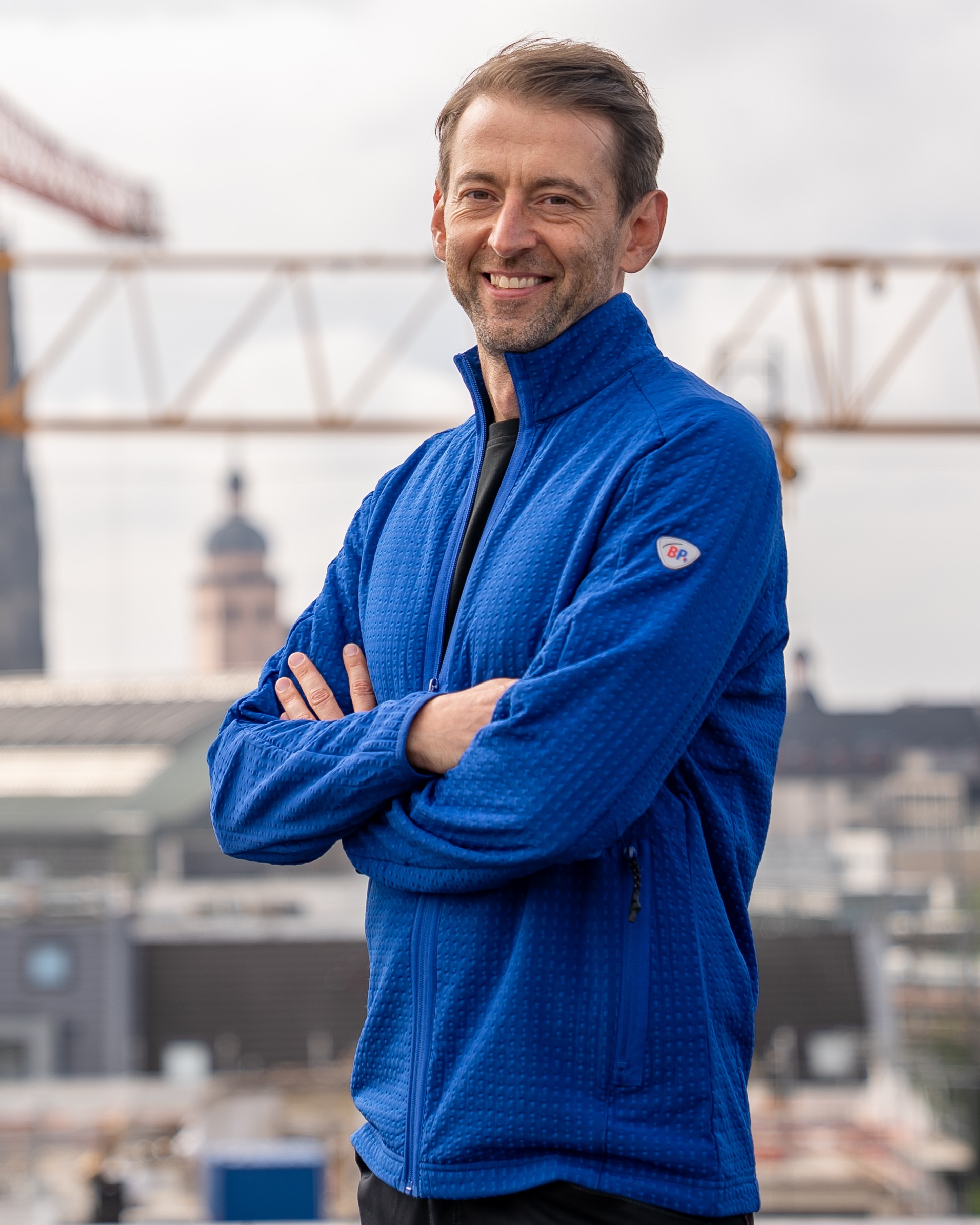 Mann in BP® MidTech Fleecejacke (1849) - Leicht, warm und flexibel 