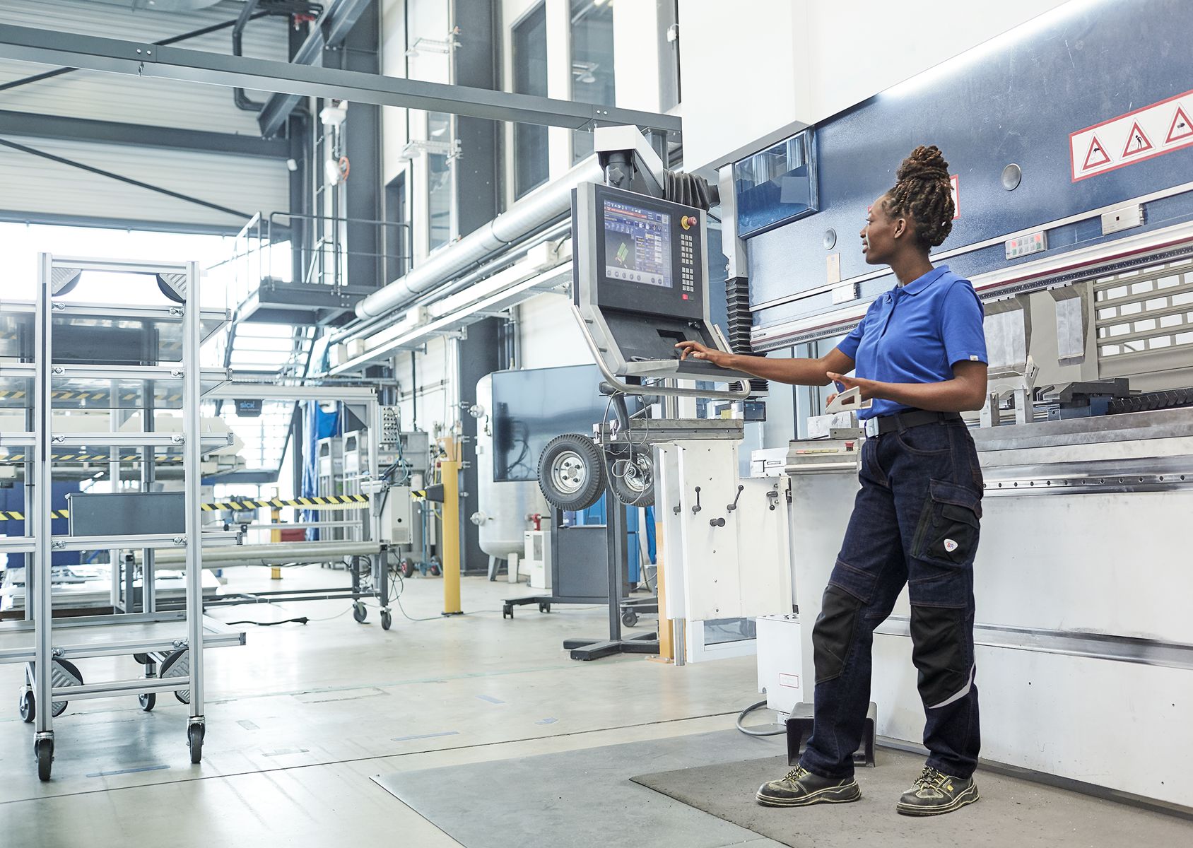 BP® Jean worker femmes deep blue, stone Thumbnail 1