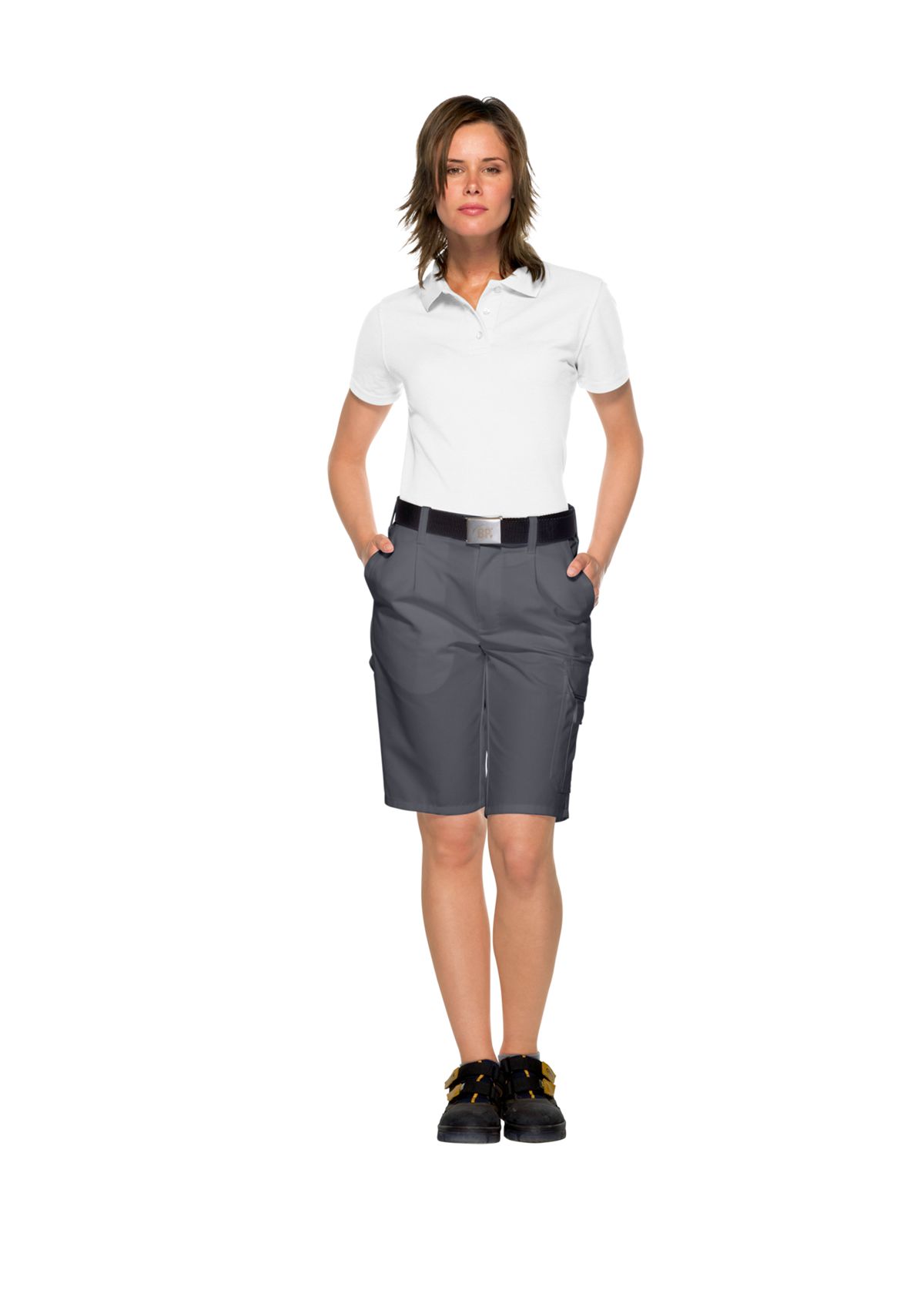 BP® Shorts mit verdeckten Knöpfen und Reflexelementen