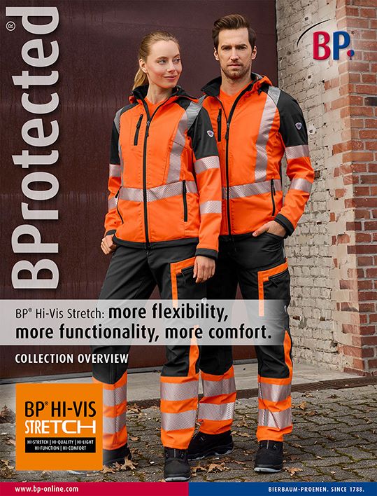Catalogue cover BProtected - Hi-Vis Workwear