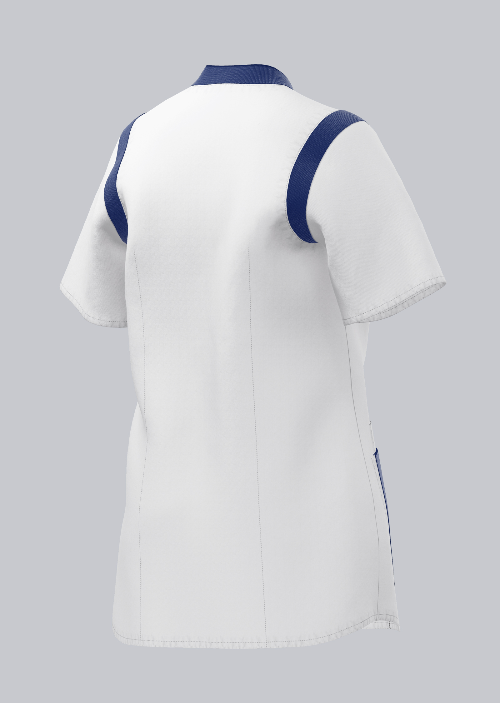 BP® STRETCH-Kasack für Damen 1710-684-2110_BP® STRETCH-Kasack für Damen_weiß/nachtblau_Bild 2