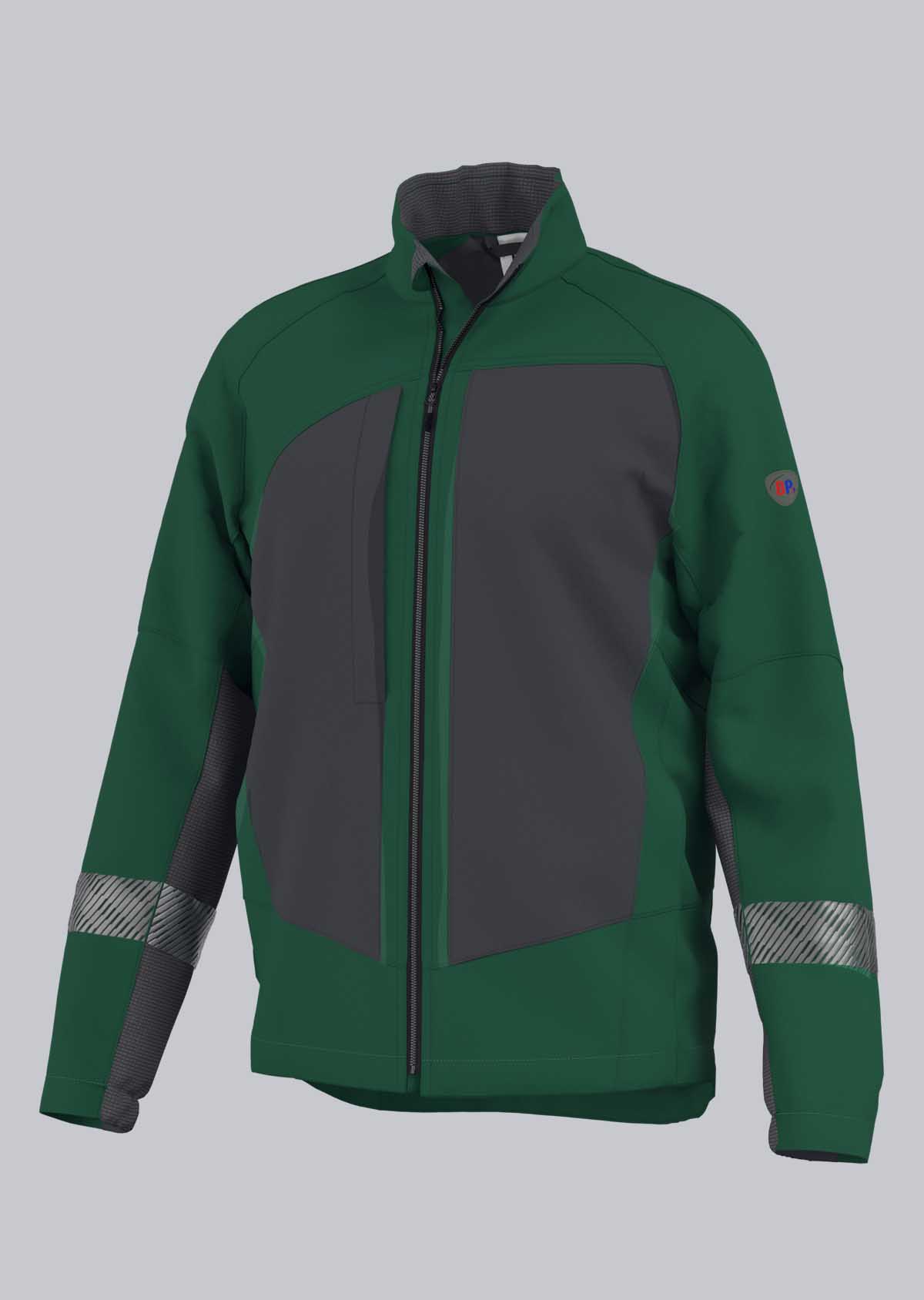 1928-009-7456 BP® Stretch Arbeitsjacke EN 17353 mittelgrün/anthrazit Cover Bild