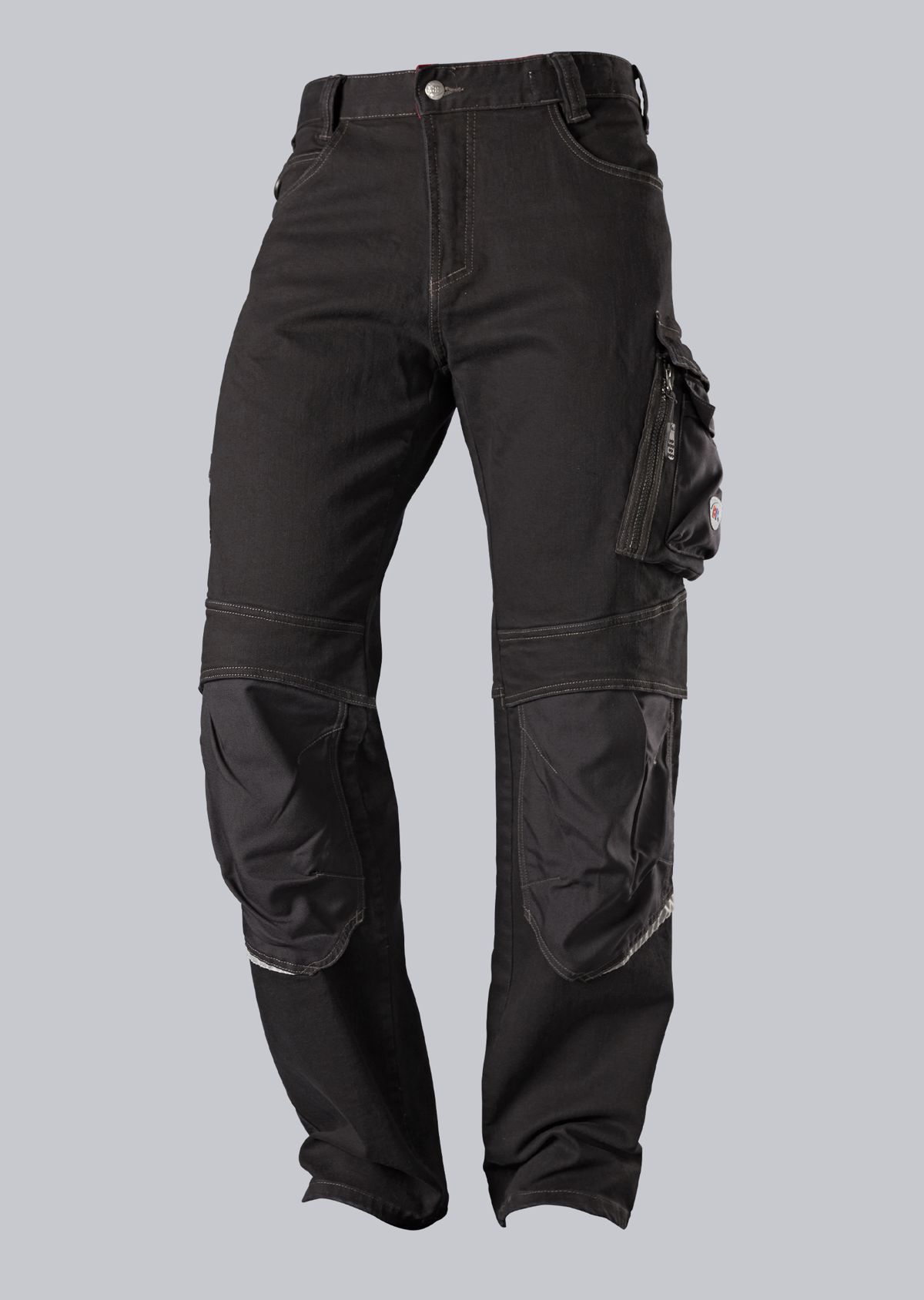 1972-031-0009 BP® Workerjeans met kniezakken black washed Hoofdafbeelding