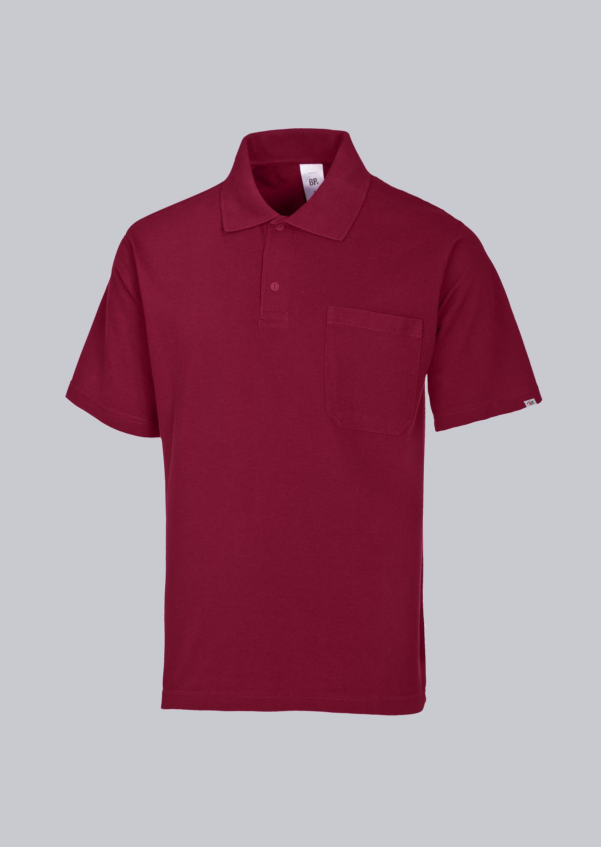 1612-181-82 BP® Polo unisexe bordeaux Photo principale