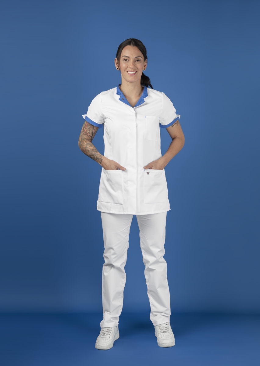BP® Kasack für Damen 1600-485-2106_BP® Kasack für Damen_weiß/azurblau_Bild 5