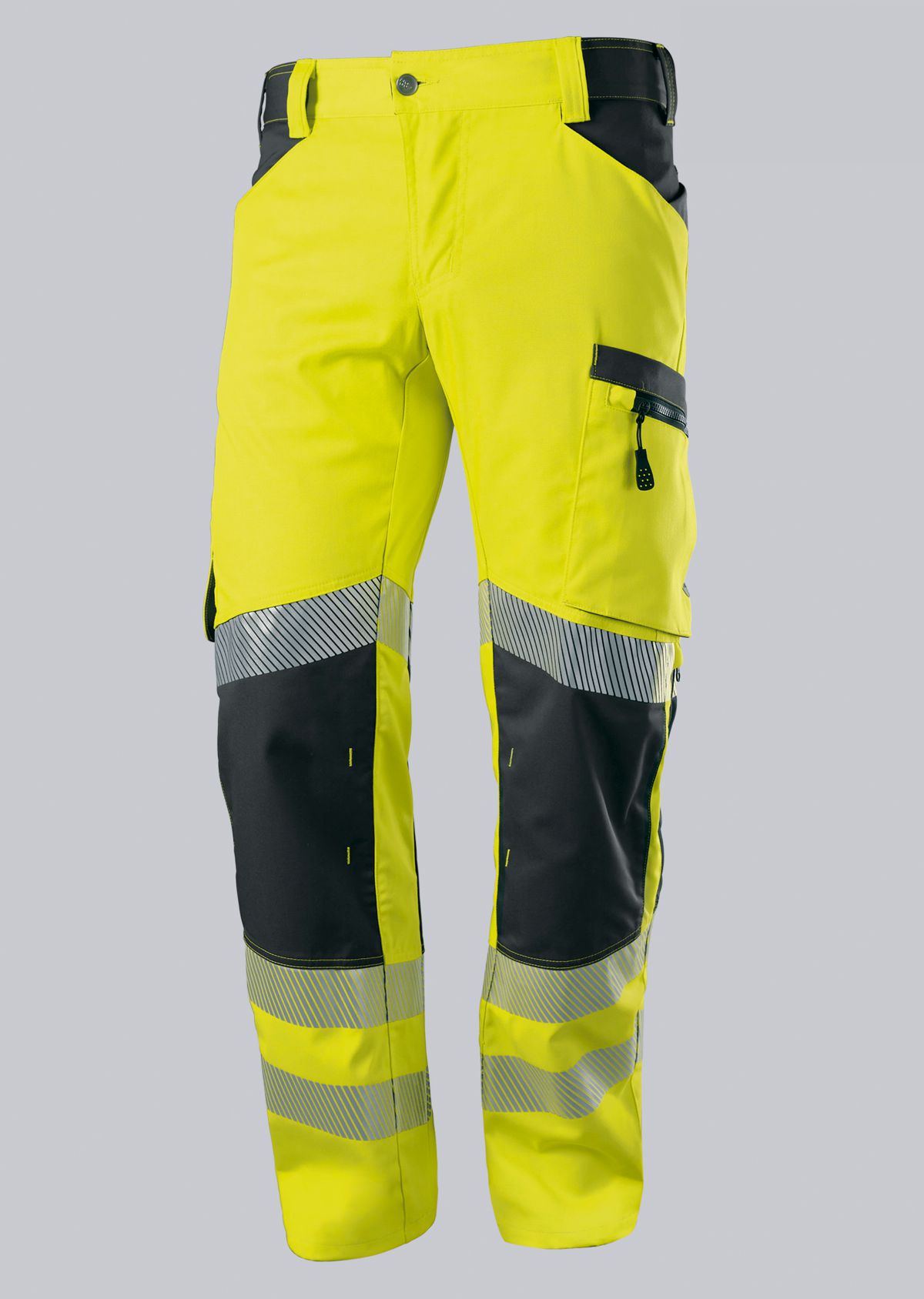 2040-844-6656_BP® Warnschutz-Stretch-Hose mit Knietaschen_warngelb/anthrazit_Cover Bild
