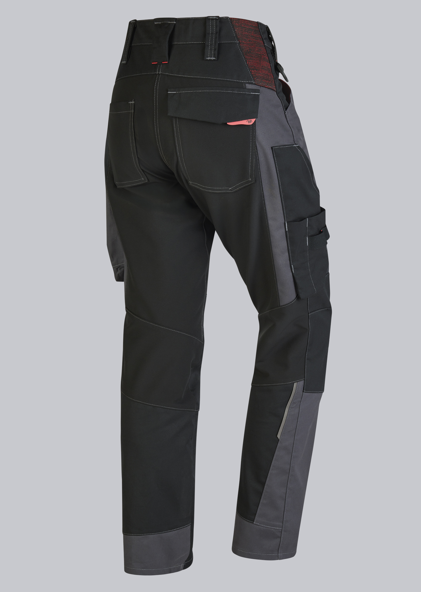 BP® Lichte hybride werkbroek voor dames antraciet/zwart Thumbnail 1