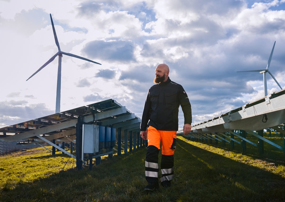 BP® Lichte multinorm-broek met hoge zichtbaarheid APC1 signaaloranje/antraciet Thumbnail 3