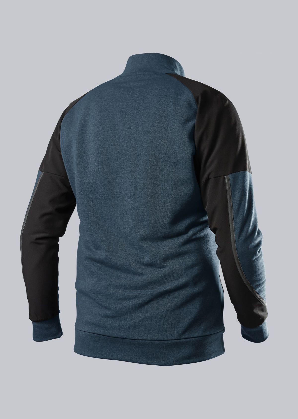 1828-293-1432 BP® Half-zip sweatshirt night blue/black Thumbnail 1