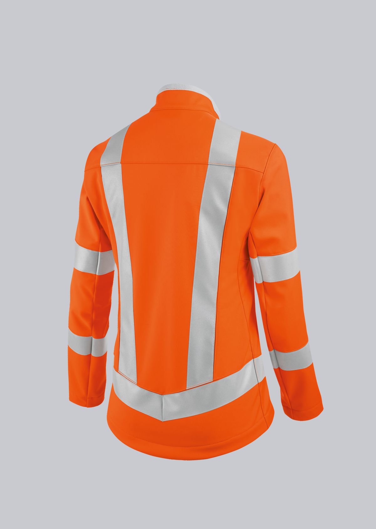 2122-940-85 BP® Women’s high-visibility soft-shell jacket warning orange Thumbnail 1