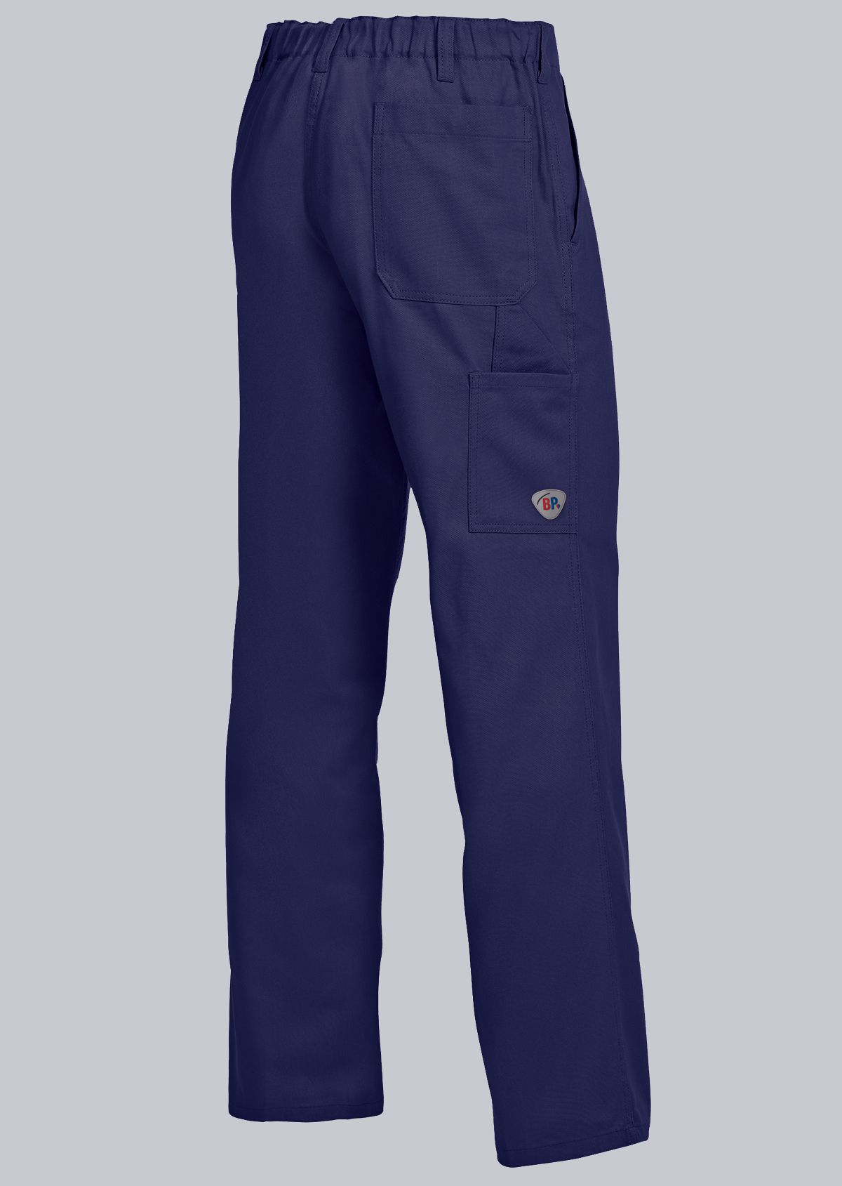 BP® Pantalon de travail basic en coton bleu foncé Thumbnail 1