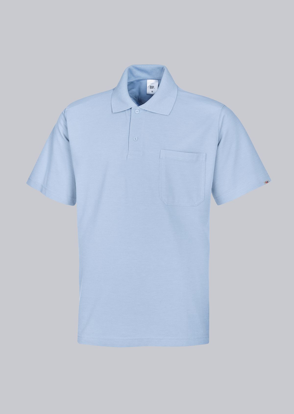 1612-181-11 BP® Poloshirt voor haar & hem lichtblauw Hoofdafbeelding