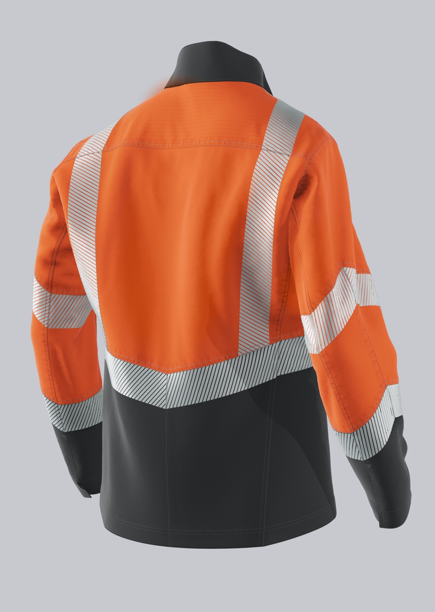 2208-853-6556_BP® Leichte Warnschutz-Multinorm-Jacke APC1_warnorange/anthrazit_Bild 2