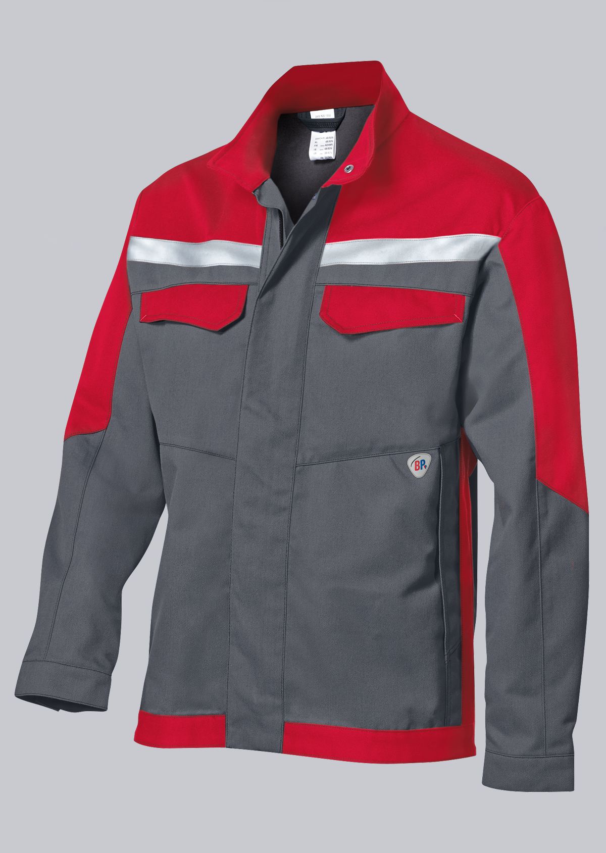 BP® Veste multinormes APC2 gris foncé/rouge Photo principale