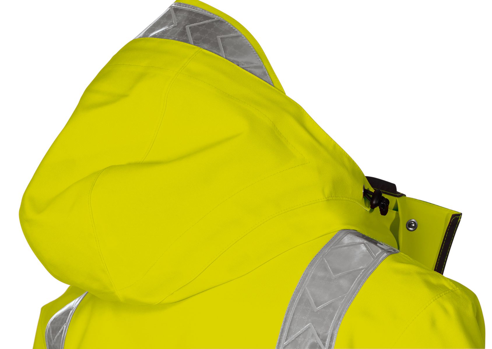 BP® Wind- en waterdichte jack met hoge zichtbaarheid