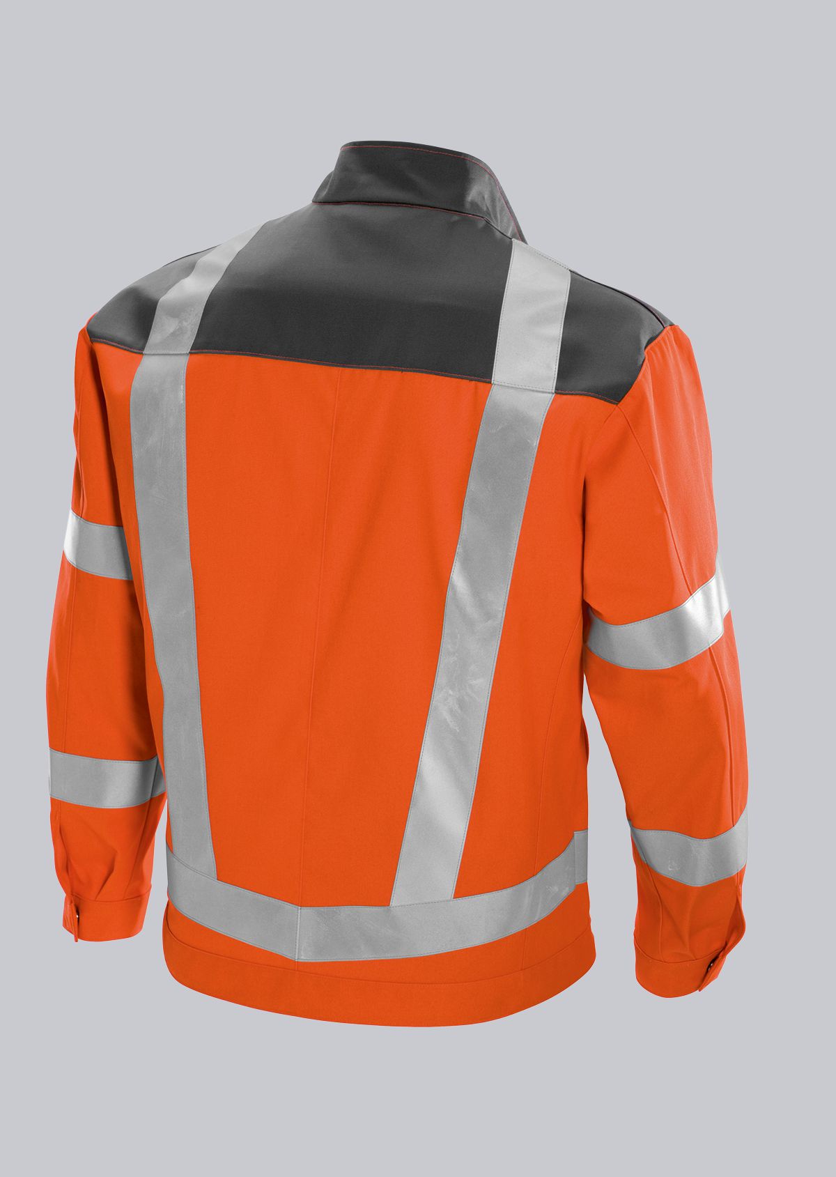 2012-845-8553_BP® Veste à haute visibilité_orange haute visibilité/gris foncé_image 2