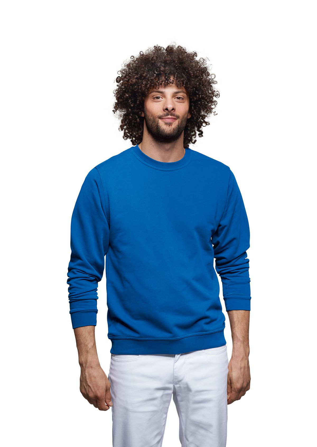 1623-193-13 BP® Sweatshirt voor haar & hem koningsblauw Thumbnail 1